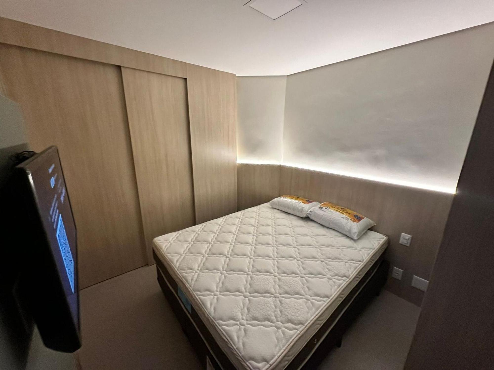 Апартаменты Residencial Estanconfor Com Vista Mar 2 Ac E Garagem Сантос Экстерьер фото