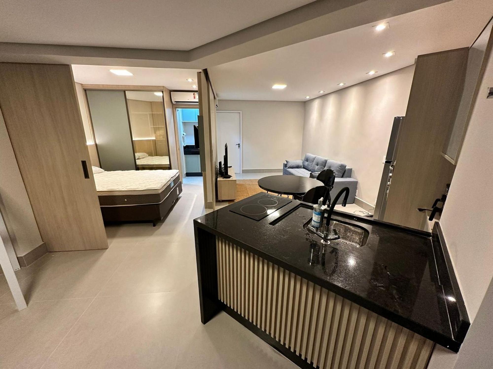 Апартаменты Residencial Estanconfor Com Vista Mar 2 Ac E Garagem Сантос Экстерьер фото