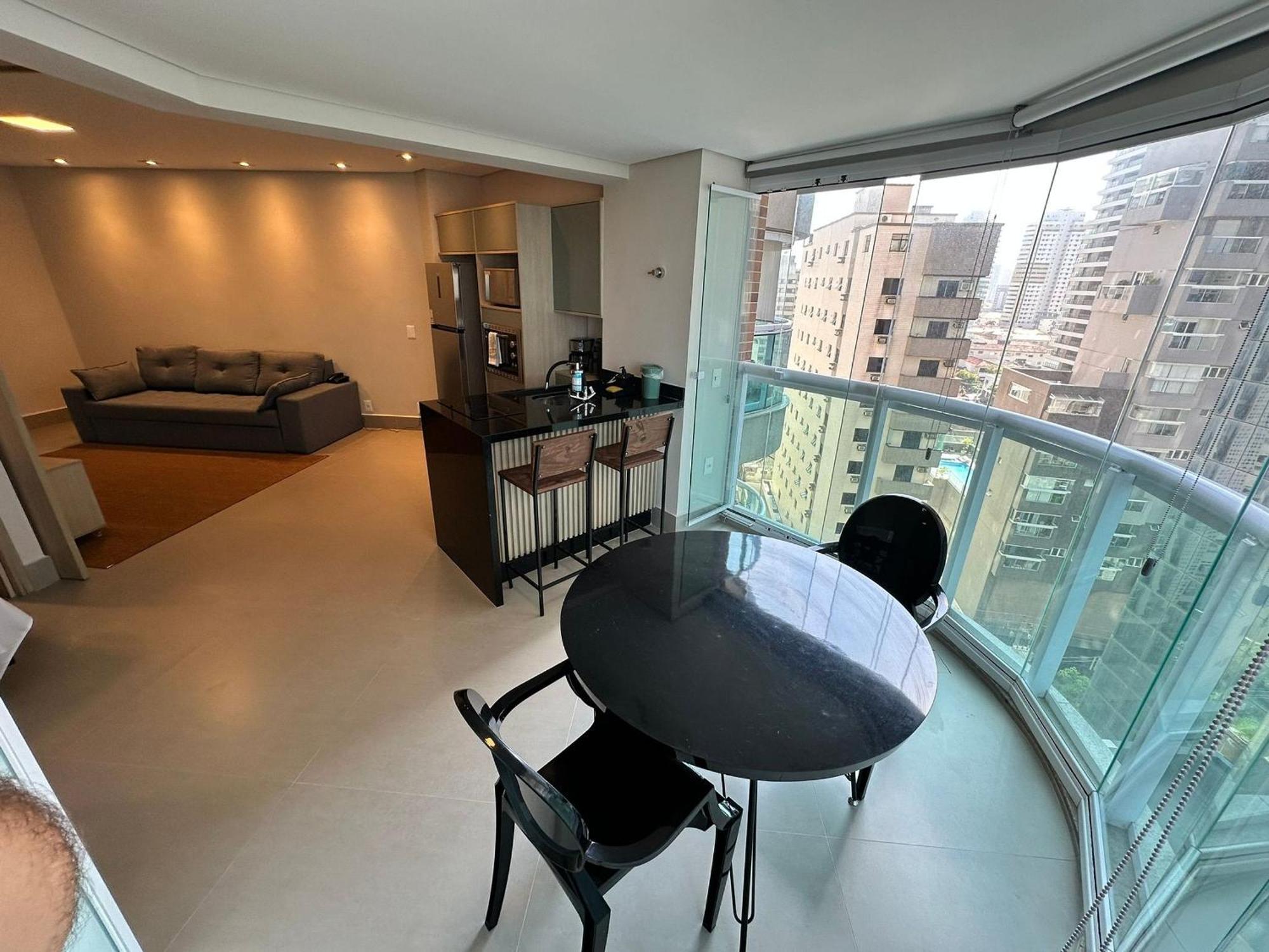 Апартаменты Residencial Estanconfor Com Vista Mar 2 Ac E Garagem Сантос Экстерьер фото