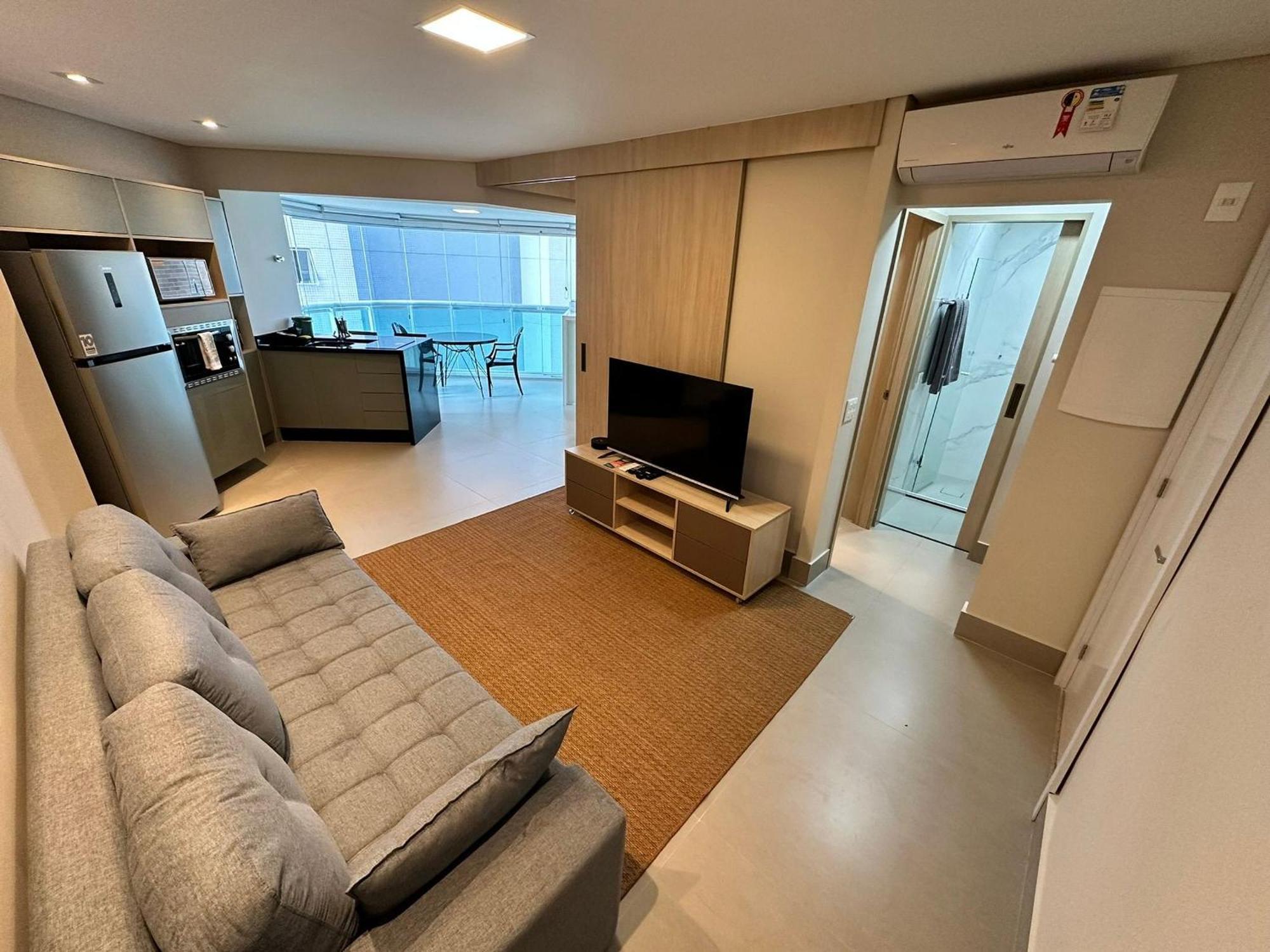 Апартаменты Residencial Estanconfor Com Vista Mar 2 Ac E Garagem Сантос Экстерьер фото